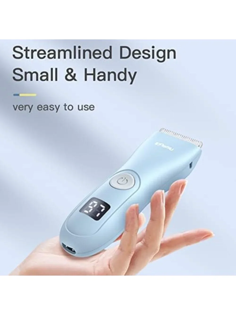 Quiet Baby Hair Clippers - Professional Trimmer for Kids & Toddlers, Safe & Easy
